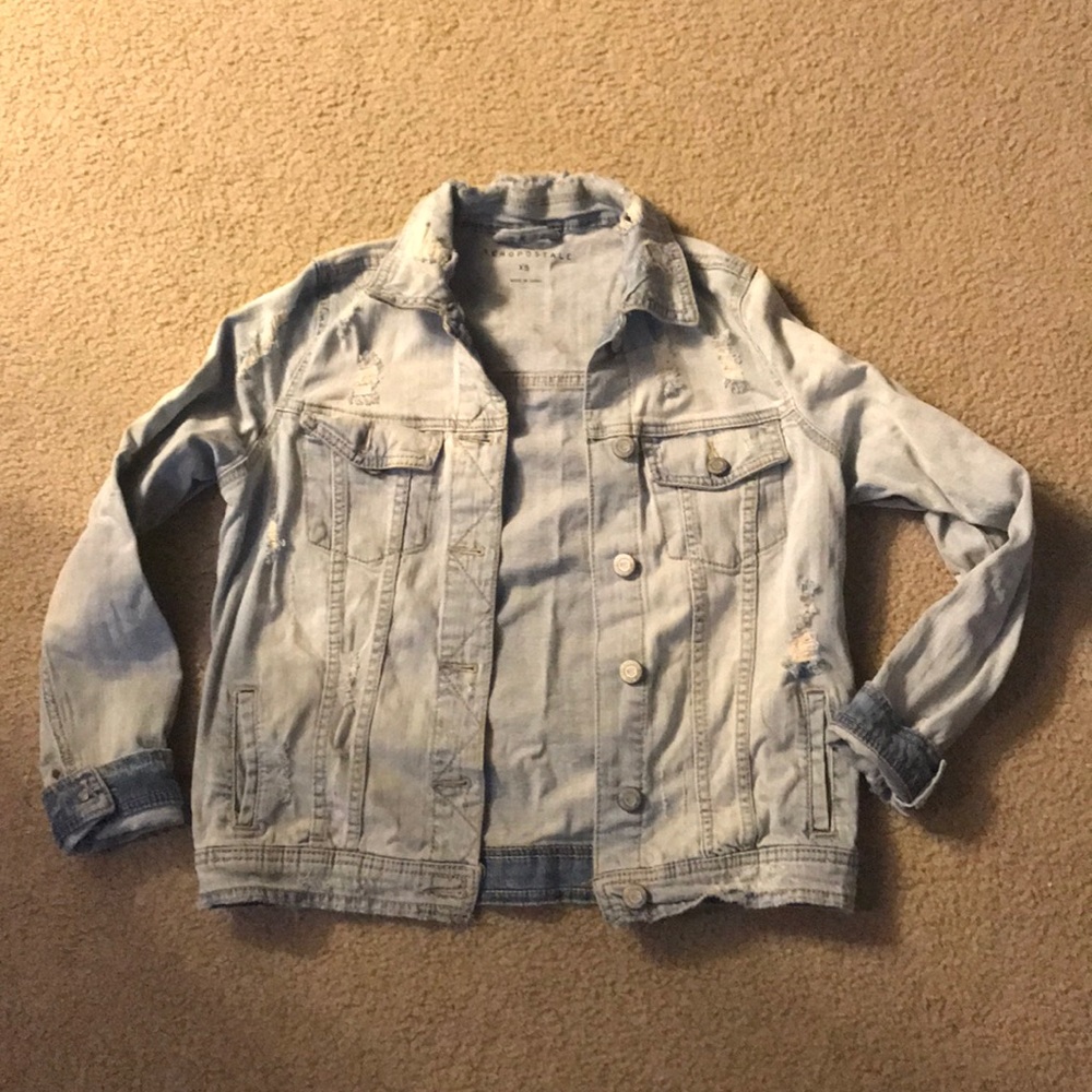 Aeropostale light-washed denim jacket